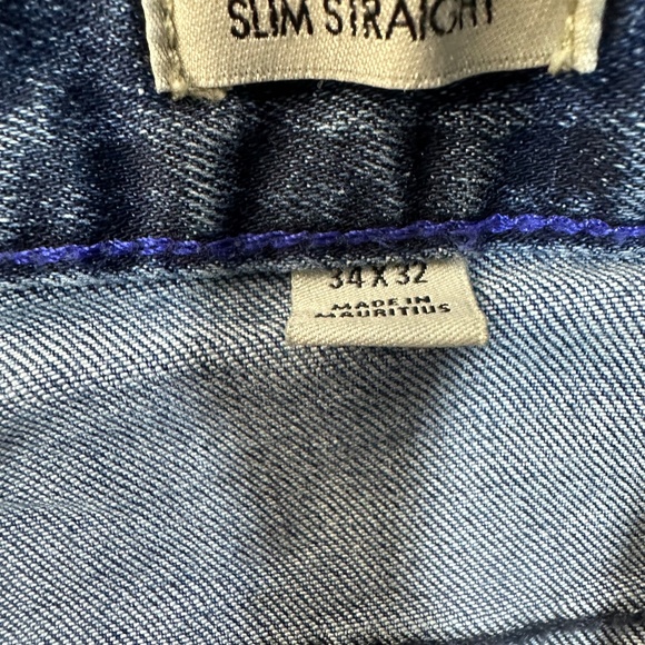 Calvin Klein Men's Jeans Blue Denim 34x32 Slim Fit Stretch Like New - Picture 7 of 8